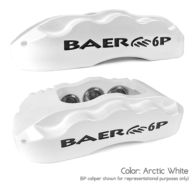 12" Rear SS4 Brake System with Park Brake - Arctic White